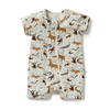 Organic Boyleg Zipsuit by Wilson + Frenchy - Maude Kids Decor