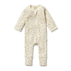 Organic Drop Needle Cotton Zipsuit with Feet by Wilson + Frenchy - Maude Kids Decor