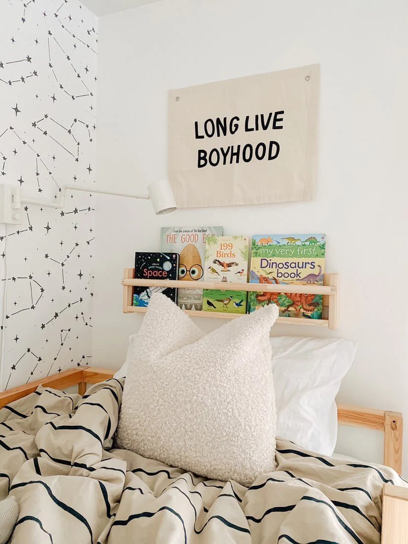 Long Live Boyhood Canvas Banner by Imani Collective - Maude Kids Decor