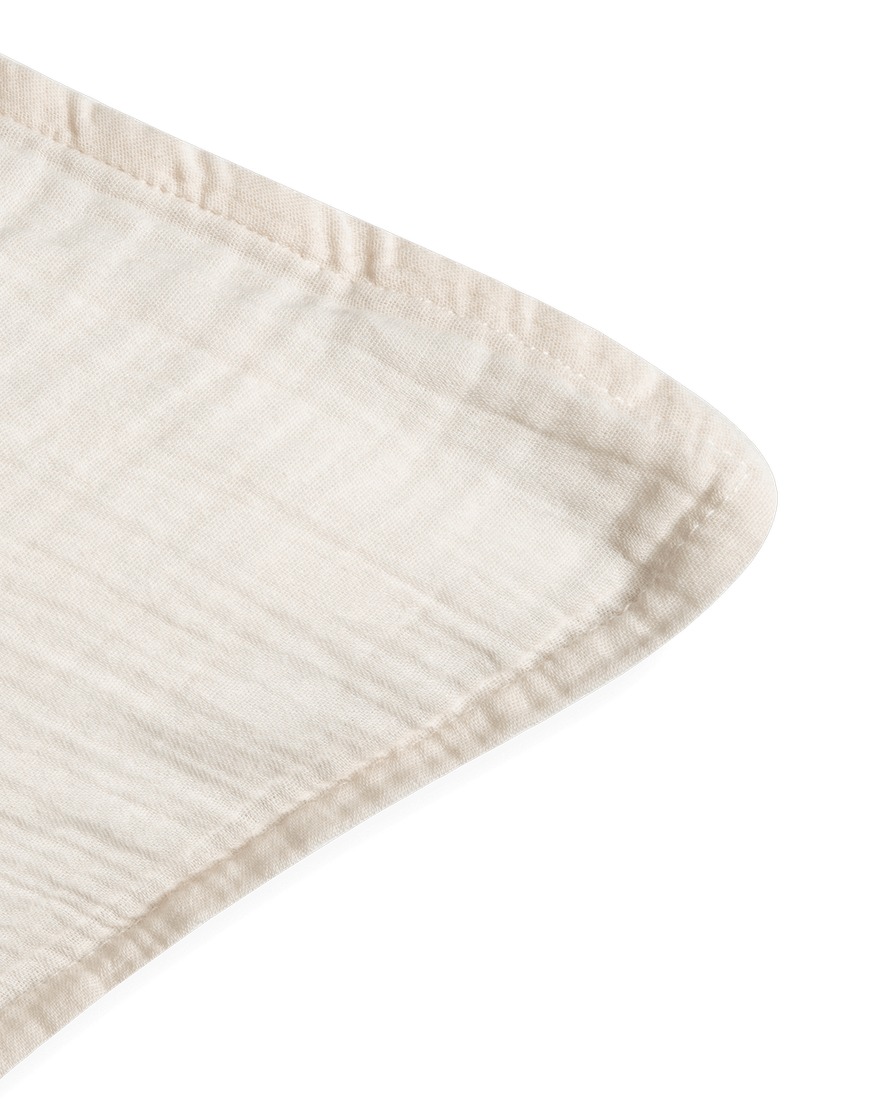 Muslin Single Pillowcase | Eggshell by Garbo & Friends - Maude Kids Decor