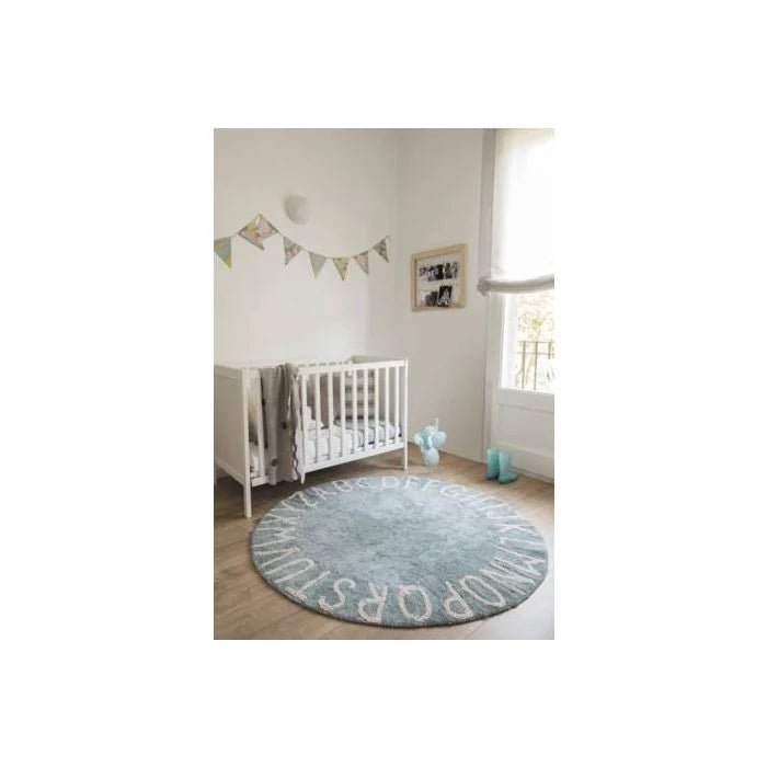 Round ABC Washable Rug by Lorena Canals - Maude Kids Decor