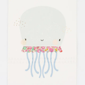 Liberty Fabric Octopus Nursery Art Print by The Charming Press