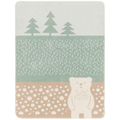 MILA Baby Blanket - Forest Bear | Light Green by David Fussenegger