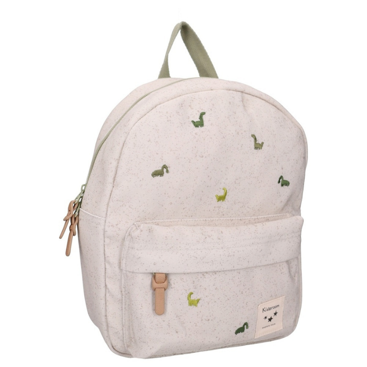 Nostalgia Kids Backpack (7.3L) | Beige Dinosaurs by Kidzroom