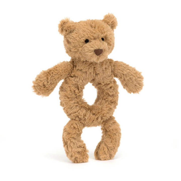 Bartholomew Bear Ring Rattle by Jellycat