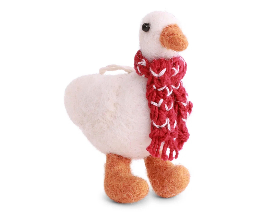 Goose with Scarf Christmas Ornament by Én Gry &amp; Sif