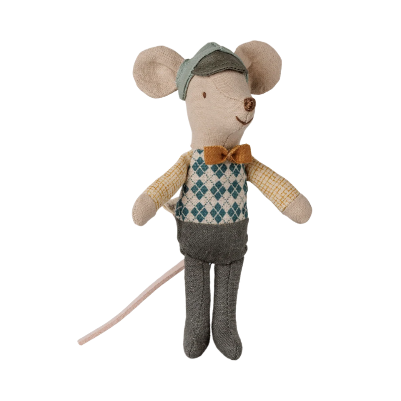 Driver Mouse, Little Brother by Maileg