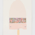Liberty Fabric Lolly Nursery Art Print by The Charming Press