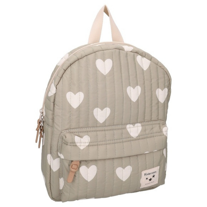 Wonderful Worlds Kids Backpack (7.3L) | Green Hearts by Kidzroom