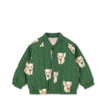 Juno Printed Bomber Jacket | Dot Miao Verde by Konges Sløjd