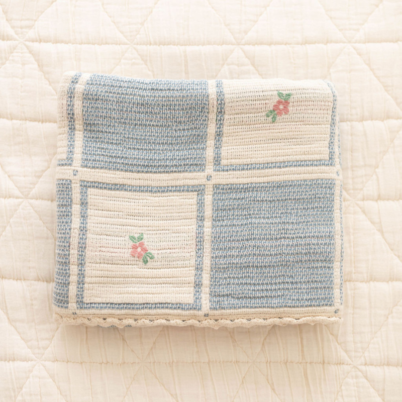 Patchwork Blanket | Spring Bloom by New Grain