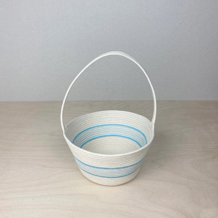 Handmade Cotton Rope Easter Basket | Original by Crafting the Harvest