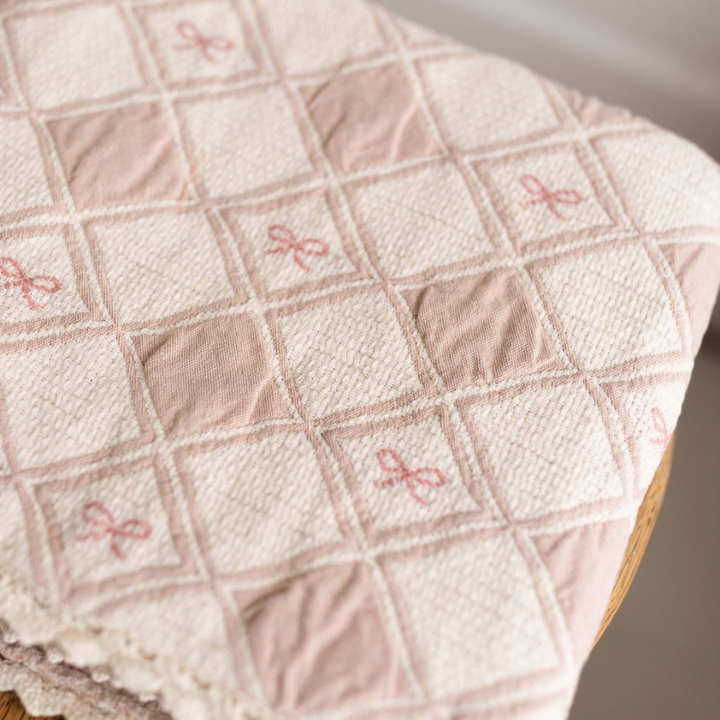 Patchwork Blanket | Bow by New Grain