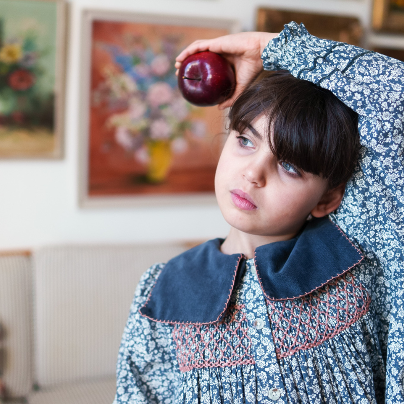 Elizabeth Dress | Barley Floral by Little Cotton Clothes