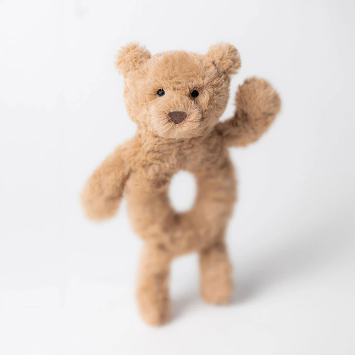 Bartholomew Bear Ring Rattle by Jellycat