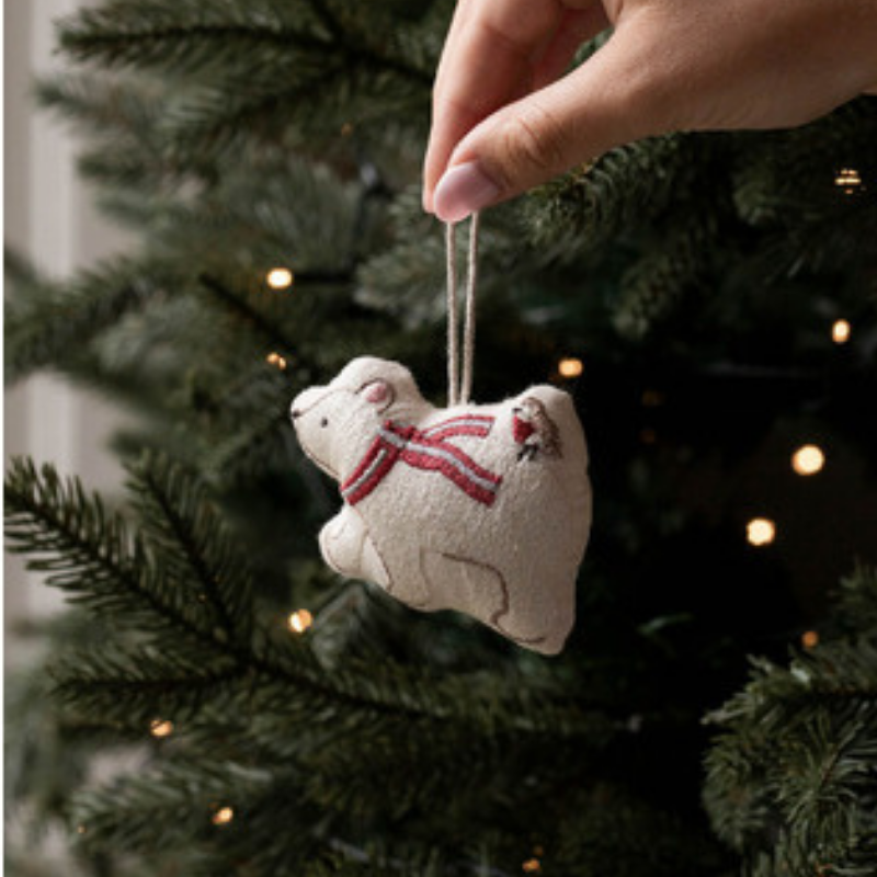Christmas Tree Decoration | Polar Bear by Avery Row