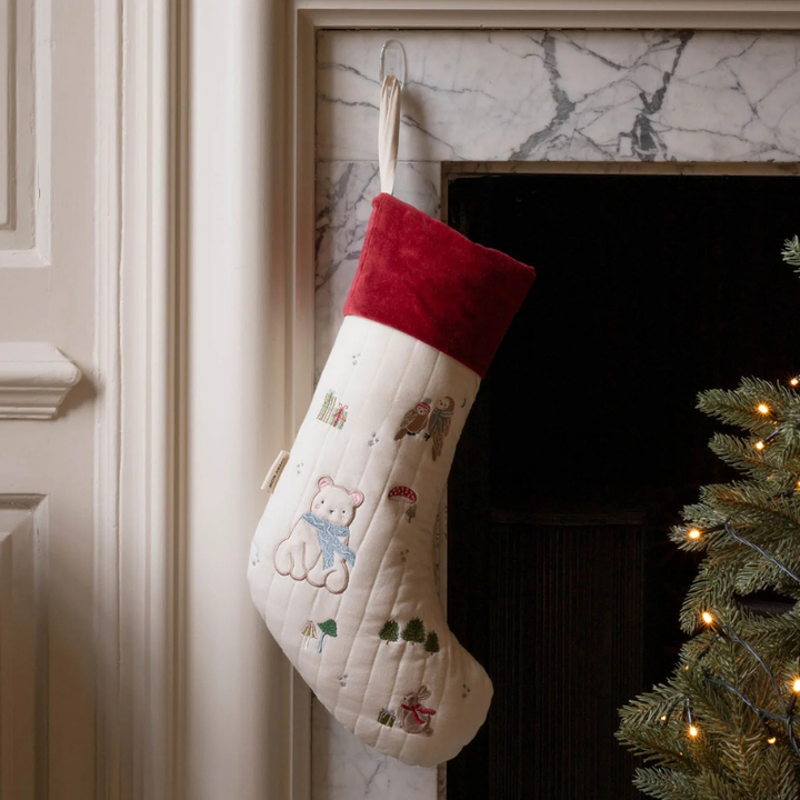 Christmas Stocking | Polar Bear by Avery Row