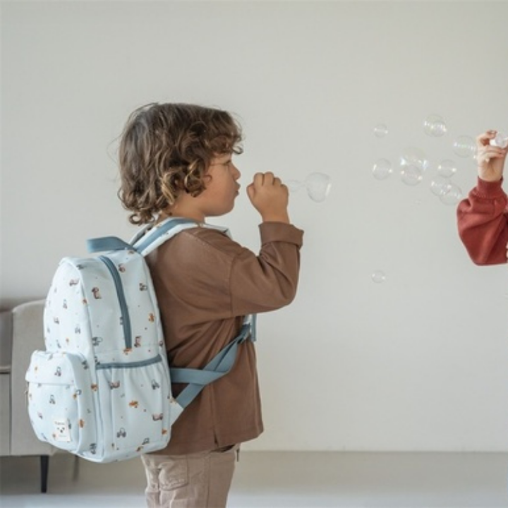 Little Story Kids Backpack (11.7L) | Blue Cars by Kidzroom