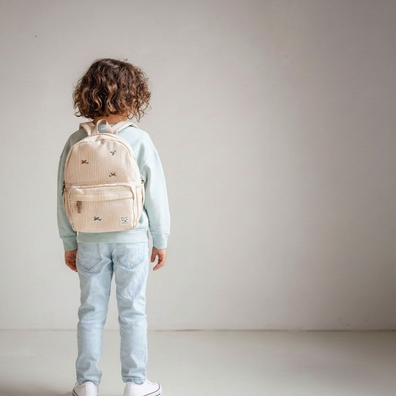 Nostalgia Kids Backpack (7.3L) | Beige Dinosaurs by Kidzroom