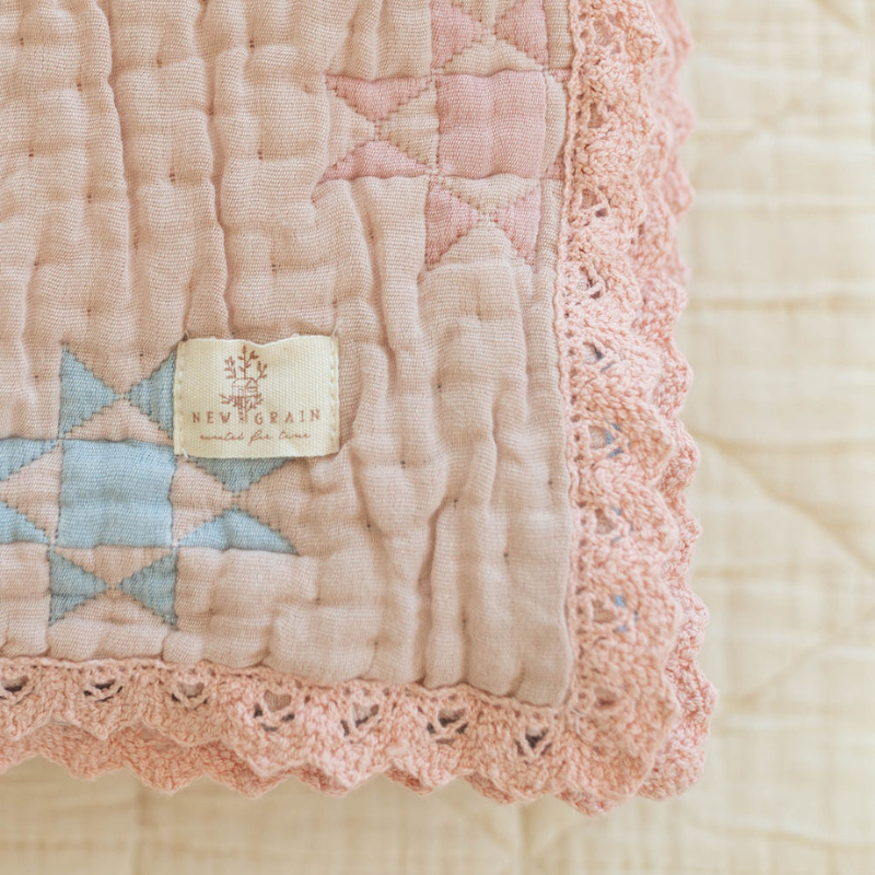 Twin Sunday Quilt | Peony by New Grain