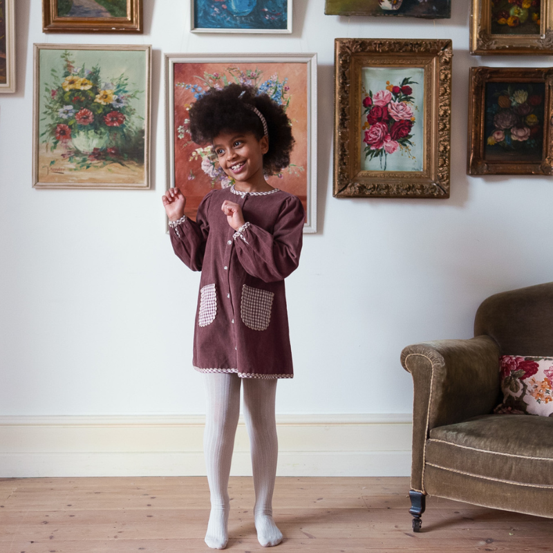 Velvet Jules Dress | Sugarplum by Little Cotton Clothes