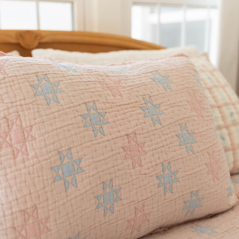 Sunday Quilt Sham Pillowcase | Peony by New Grain