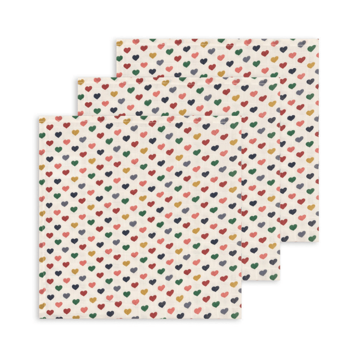 3 - Pack Muslin GOTS cloths by Konges Sløjd - Maude Kids Decor