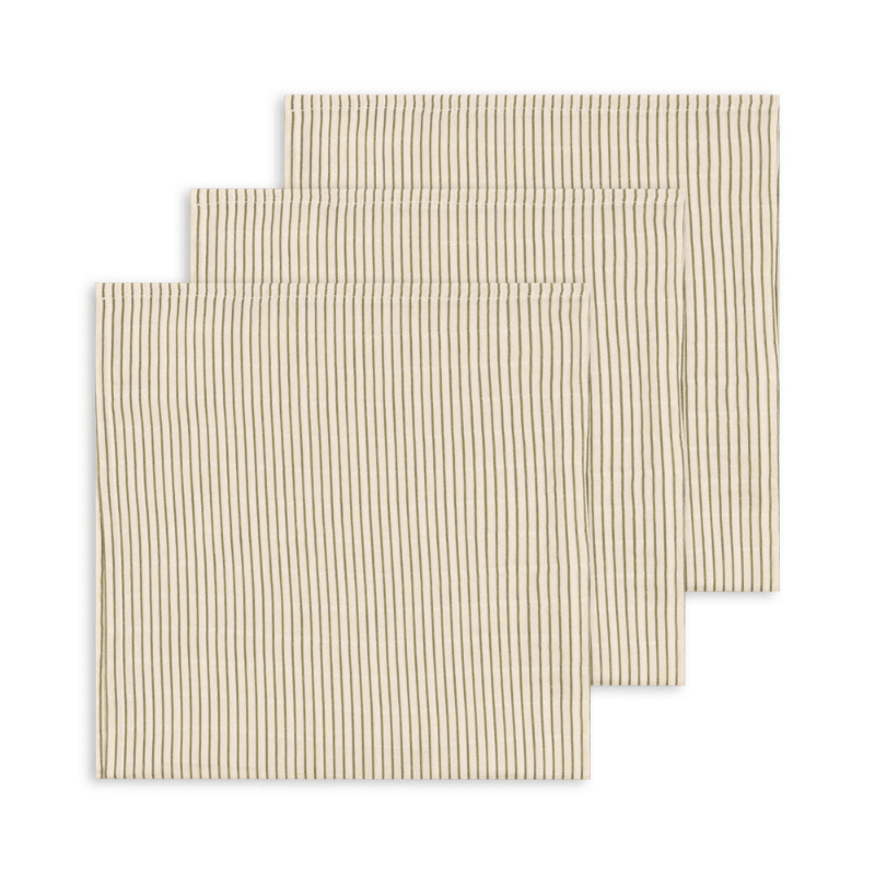 3 - Pack Muslin GOTS cloths by Konges Sløjd - Maude Kids Decor