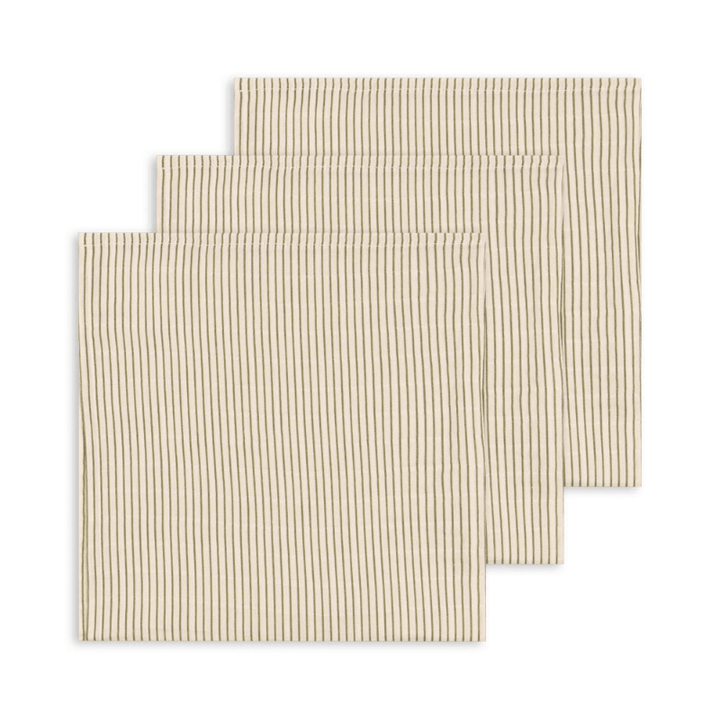3 - Pack Muslin GOTS cloths by Konges Sløjd - Maude Kids Decor