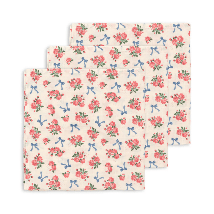 3 - Pack Muslin GOTS cloths by Konges Sløjd - Maude Kids Decor