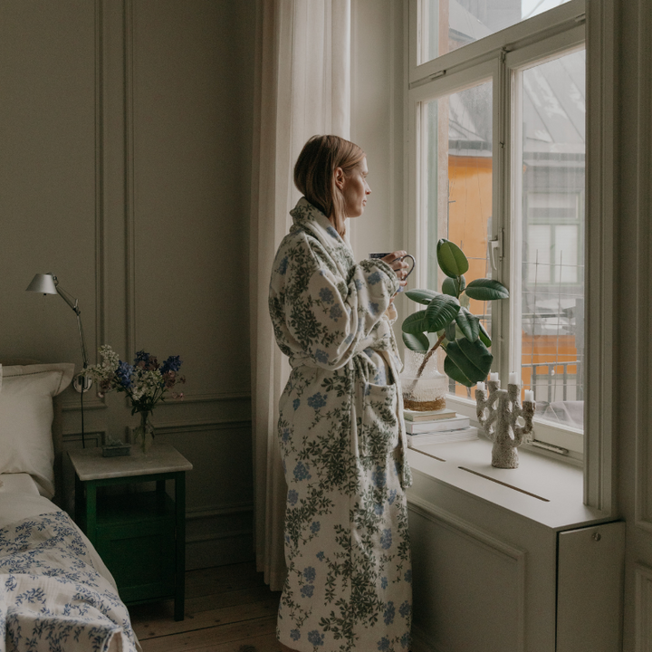 Adult Terry Bathrobe | Plumbago by Garbo &amp; Friends