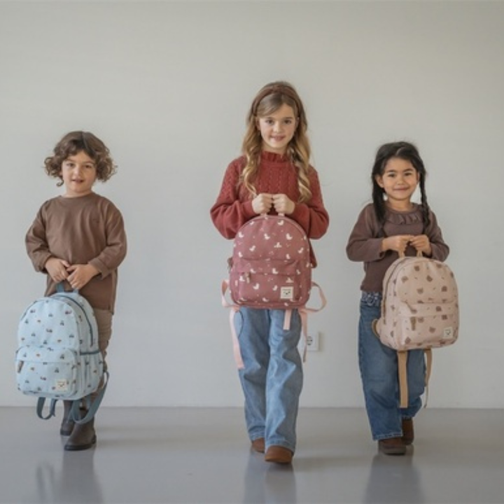 Little Story Kids Backpack (7.3L) | Beige Bears by Kidzroom