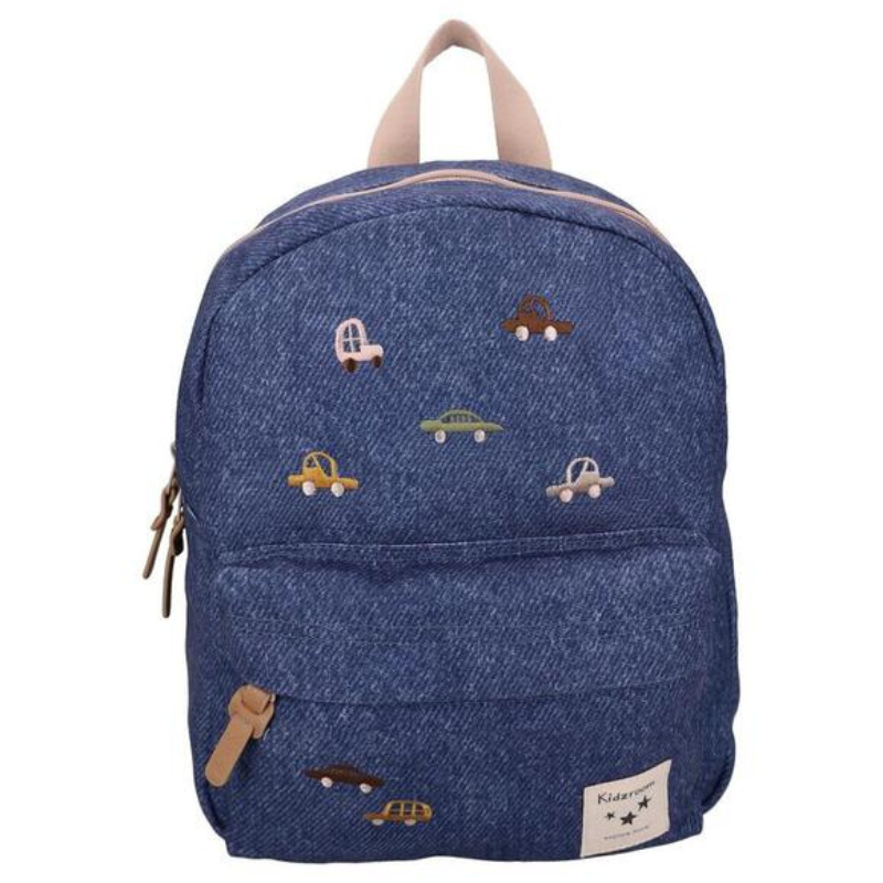 Blossom and Bows Kids Backpack (7.5L) | Denim Cars by Kidzroom