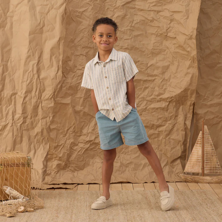 Dawson Short | Washed Blue by Rylee &amp; Cru