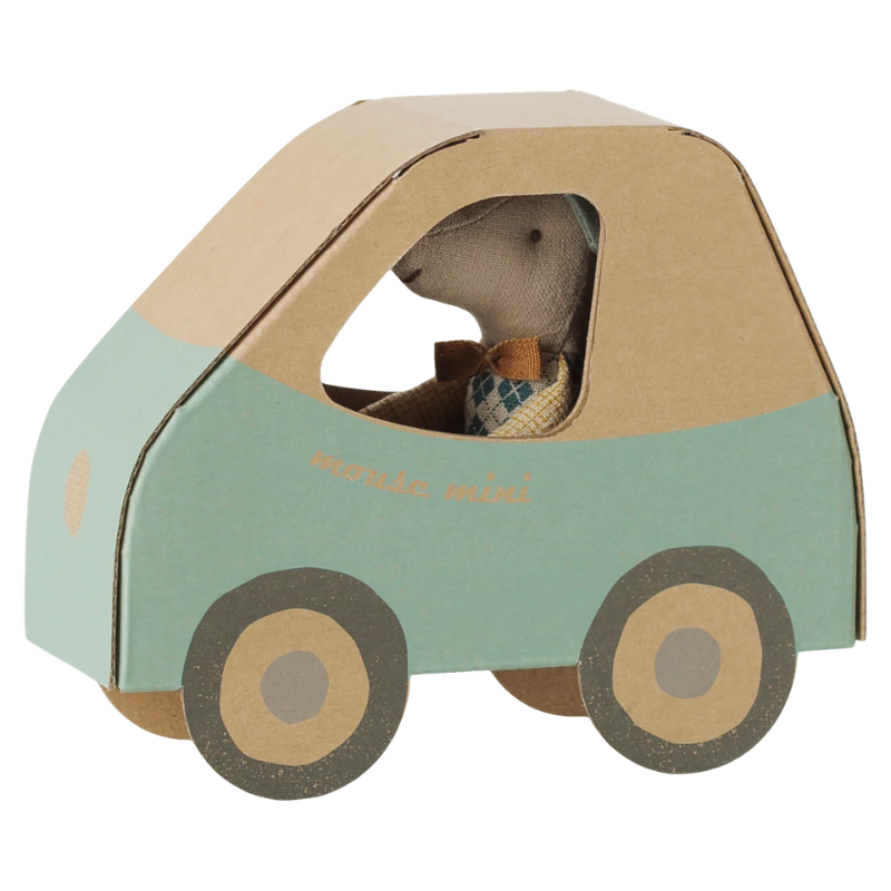 Driver Mouse, Little Brother by Maileg