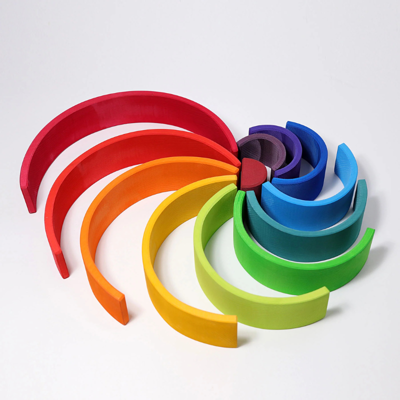Element Rainbow Large (12 pcs) by Grimms Spiel und Holz Design