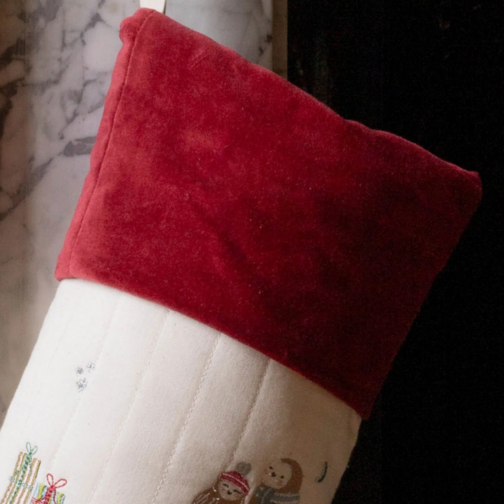 Christmas Stocking | Polar Bear by Avery Row