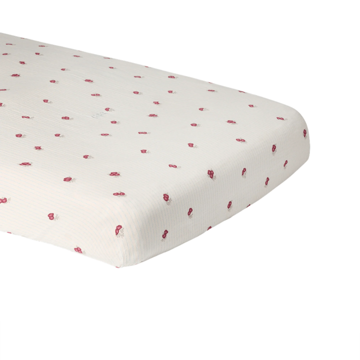 Muslin Fitted Crib Sheet | Rosehip by Garbo &amp; Friends