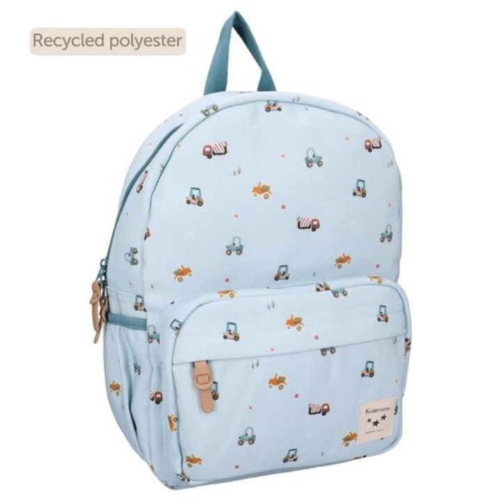 Little Story Kids Backpack (11.7L) | Blue Cars by Kidzroom