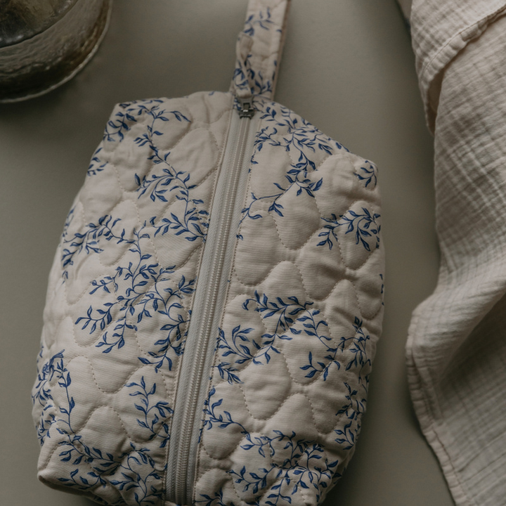 Satin Quilted Toiletry Bag | Medium by Garbo &amp; Friends