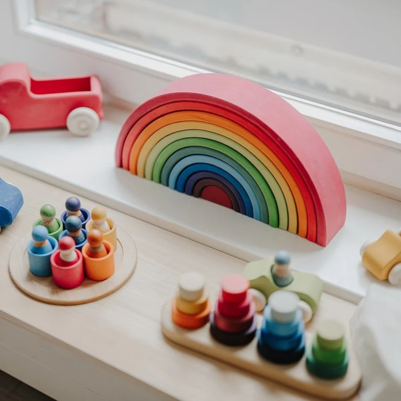 Element Rainbow Large (12 pcs) by Grimms Spiel und Holz Design