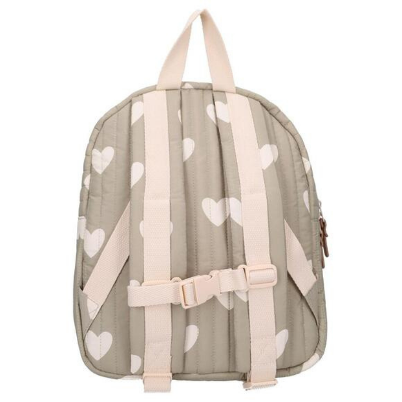 Wonderful Worlds Kids Backpack (7.3L) | Green Hearts by Kidzroom