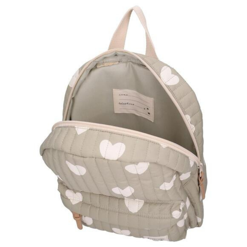 Wonderful Worlds Kids Backpack (7.3L) | Green Hearts by Kidzroom