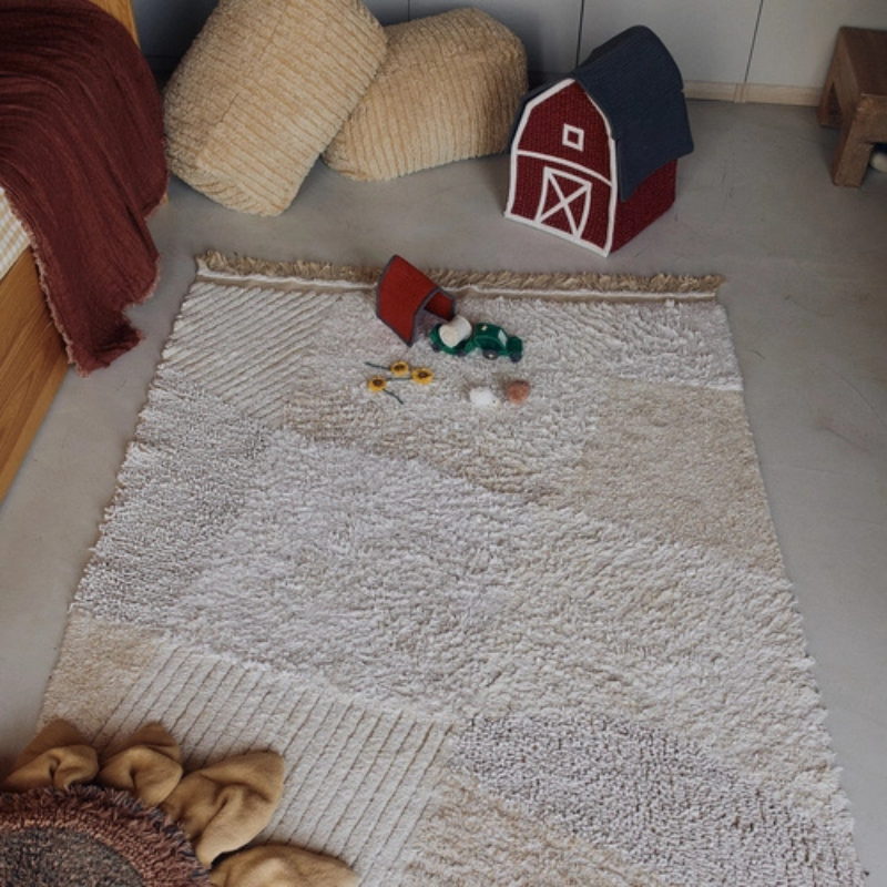 Washable Play Rug | Farm Fields by Lorena Canals