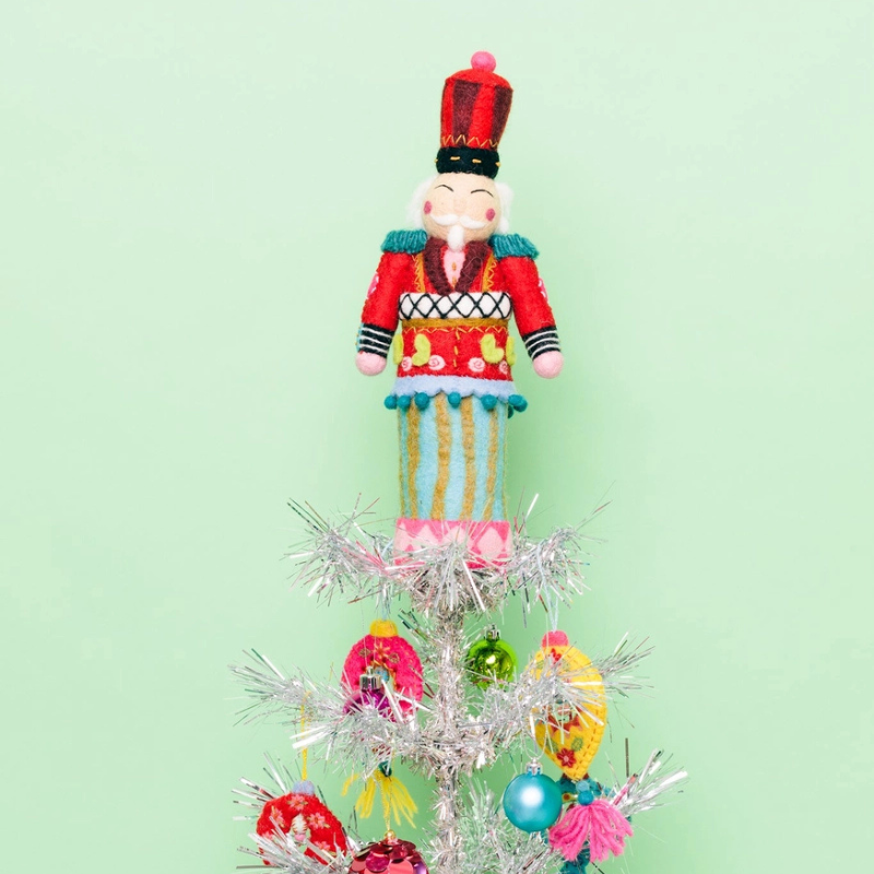 Nutcracker Tree Topper by French Knot