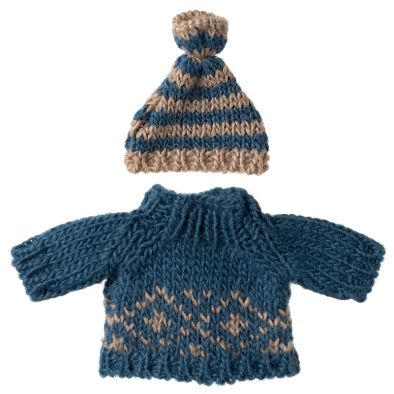 Knitted Sweater and Hat | Mouse by Maileg