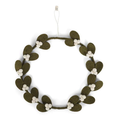 Mistletoe Wreath | Dark Green Big by Én Gry & Sif