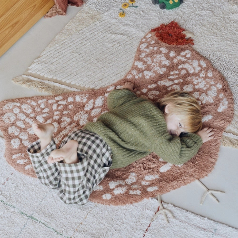 Washable Animal Rug | Chicken by Lorena Canals