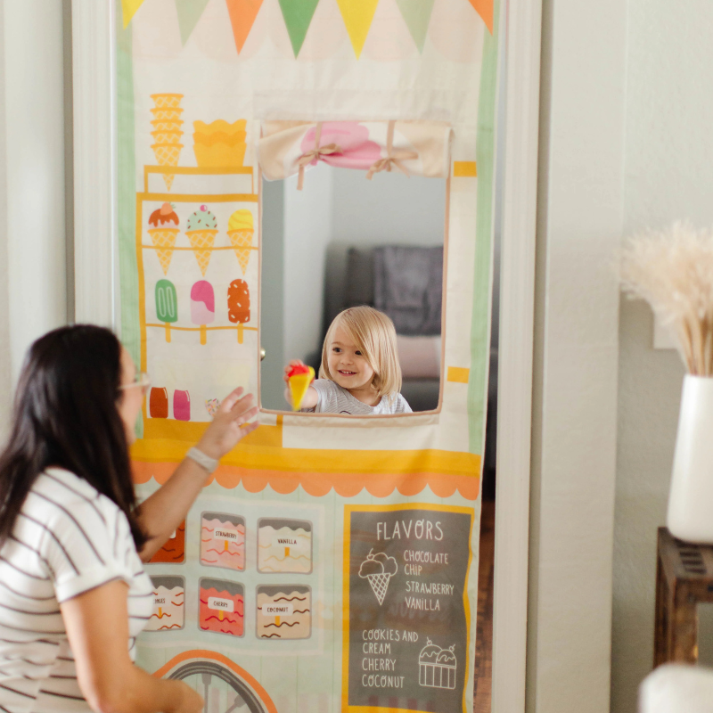 Ice Cream and Coffee Shop Doorway Storefront by Swingly