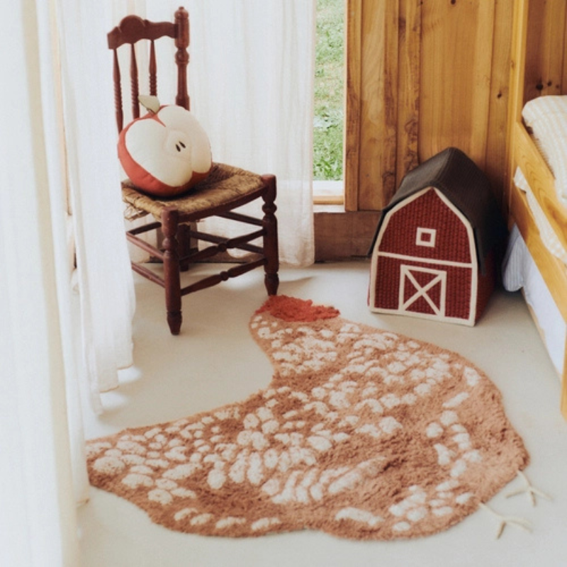 Washable Animal Rug | Chicken by Lorena Canals